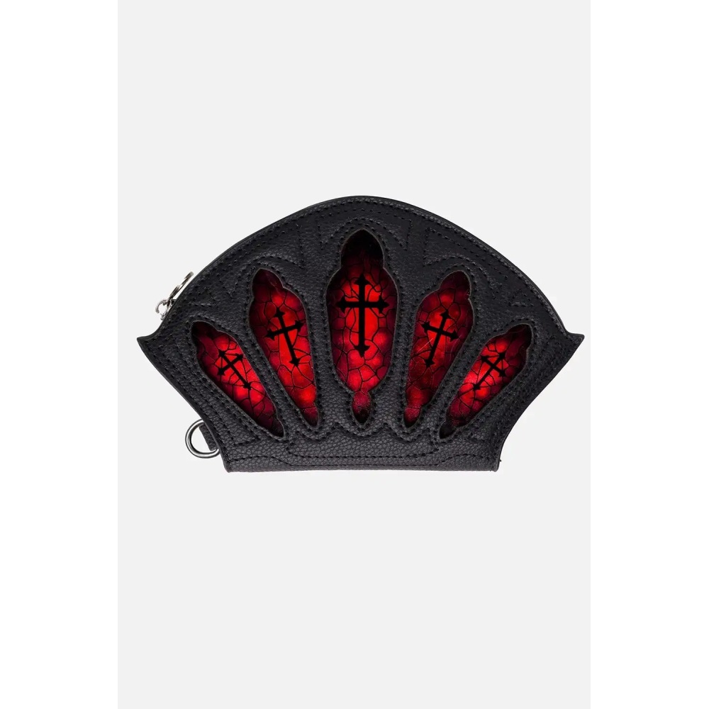 Restyle - Bloodveil Damen Geldbörse - Schwarz/Dunkelrot